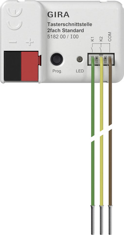 Gira 518200 Tasterschnittst. 2f KNX Secure