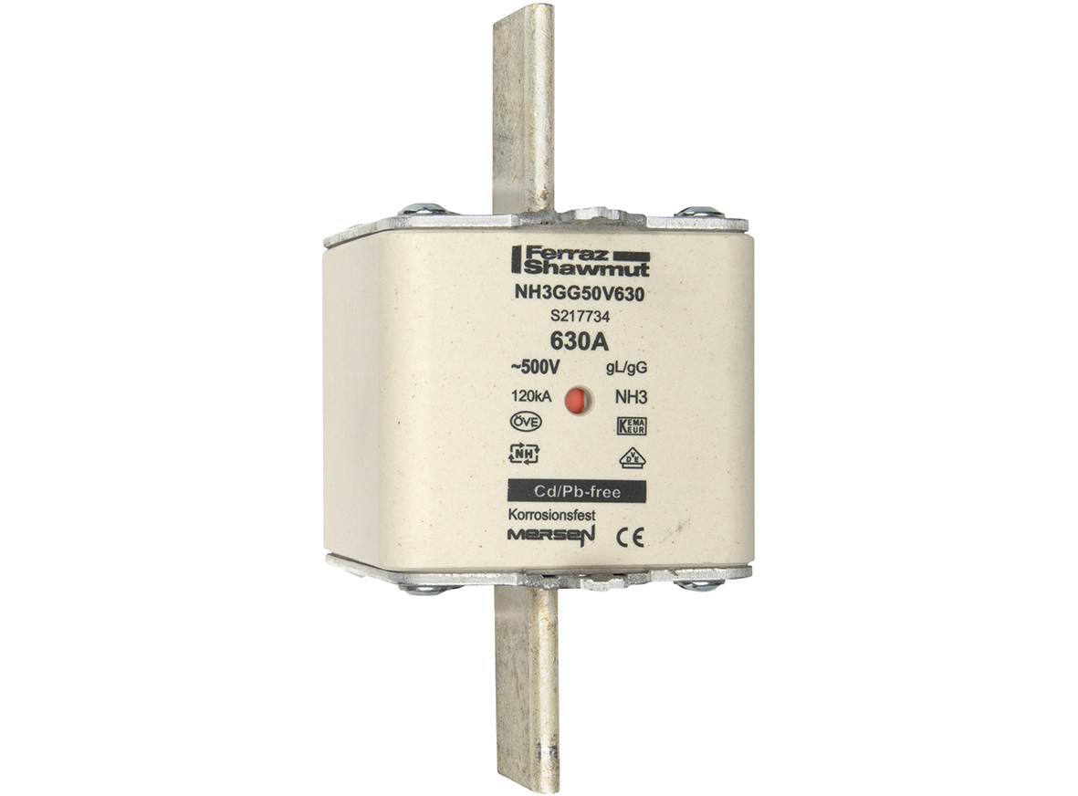 Mersen NH3GG50V630 NH-Sicherungseinsatz SF Gr.3 gG 630A/500V KM