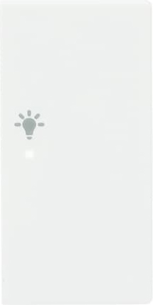 Busch-Jaeger 6231-22-84 Wippe 2-f re, Symbol Licht studioweiß