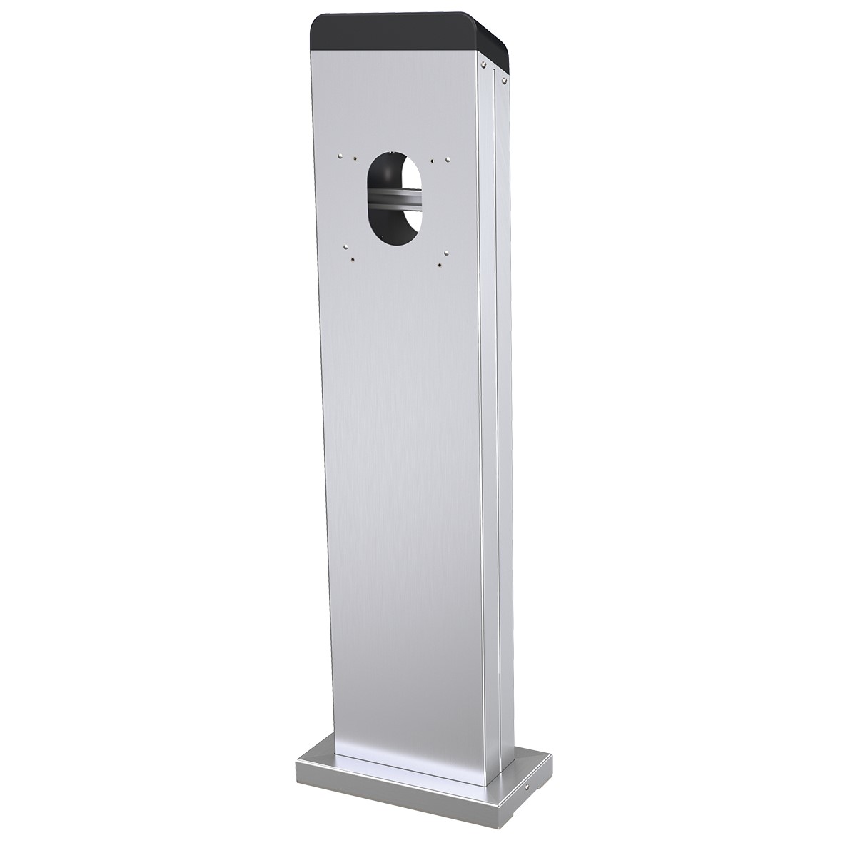 Mennekes E-Mobil. 18566 Edelstahlsaeule fuer 2x AMTRON