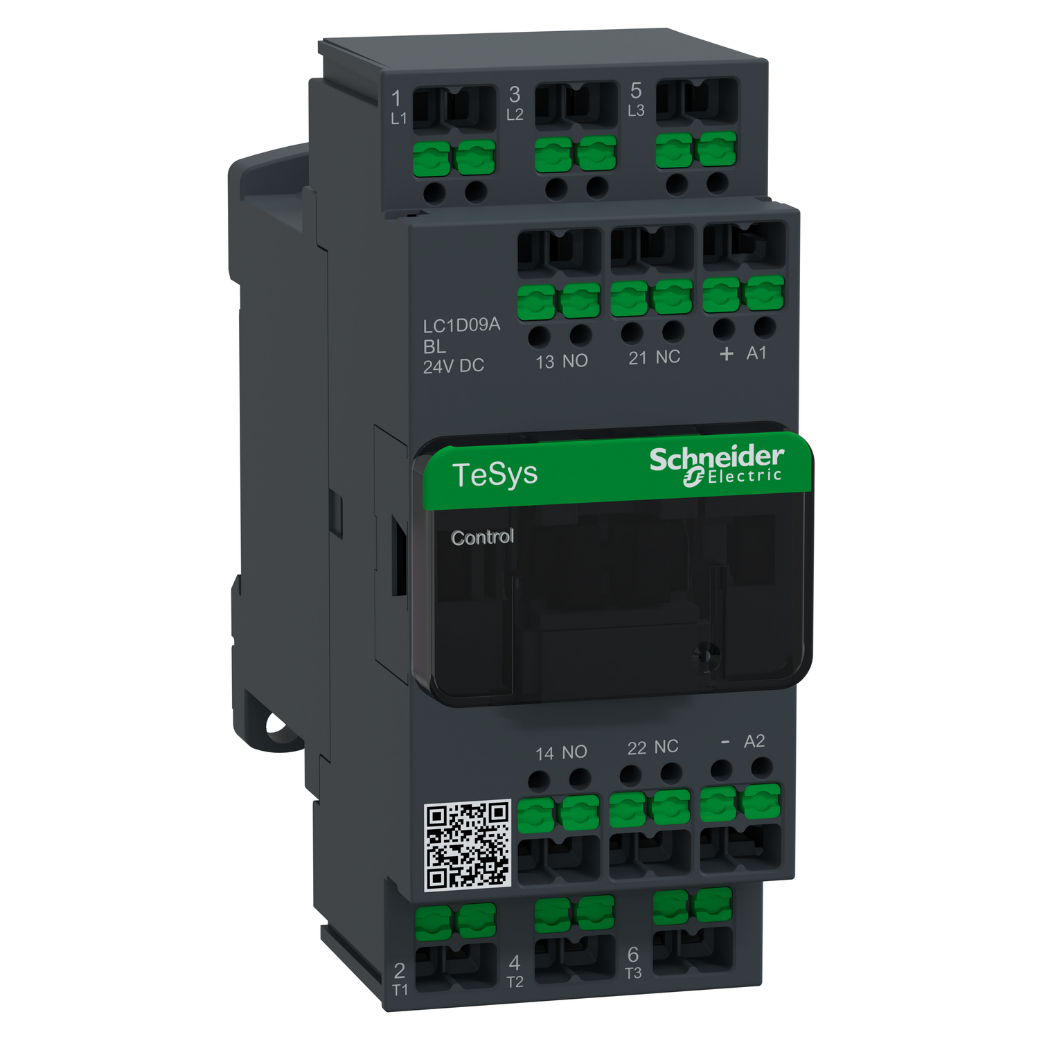 Schneider Electric LC1D09ABL Schütz 3P 9A Ac3 24V Dc Gl Snapin