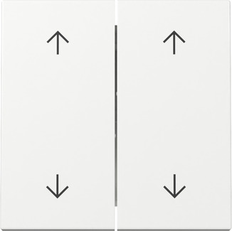 Gira 329703 Wippe 2f Pfeile Reinweiß