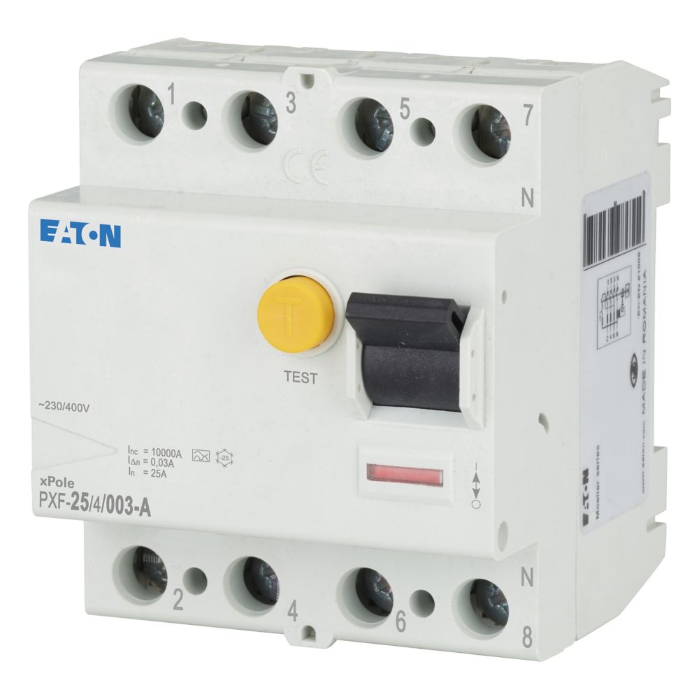 Eaton PXF-25/4/003-A FI-Schutzschalter 25A 4p, 30mA