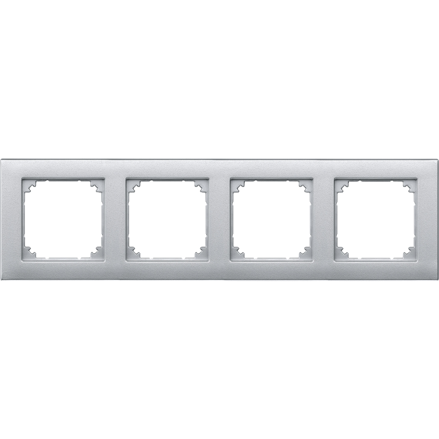 Merten 486460 Rahmen 4f.alu waage/senkrecht