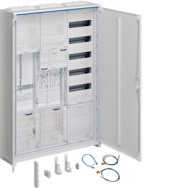 Hager ZB33SET28LS Komplettschrank 2ZP/SG/VF-5rh/APZ