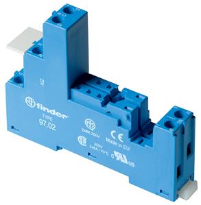 Finder 97.02 Schraubfassung blau