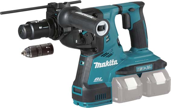 Makita DHR283ZJU Akku-Bohrhammer f.SDS-PLUS 2x18V o. Akku+Lader