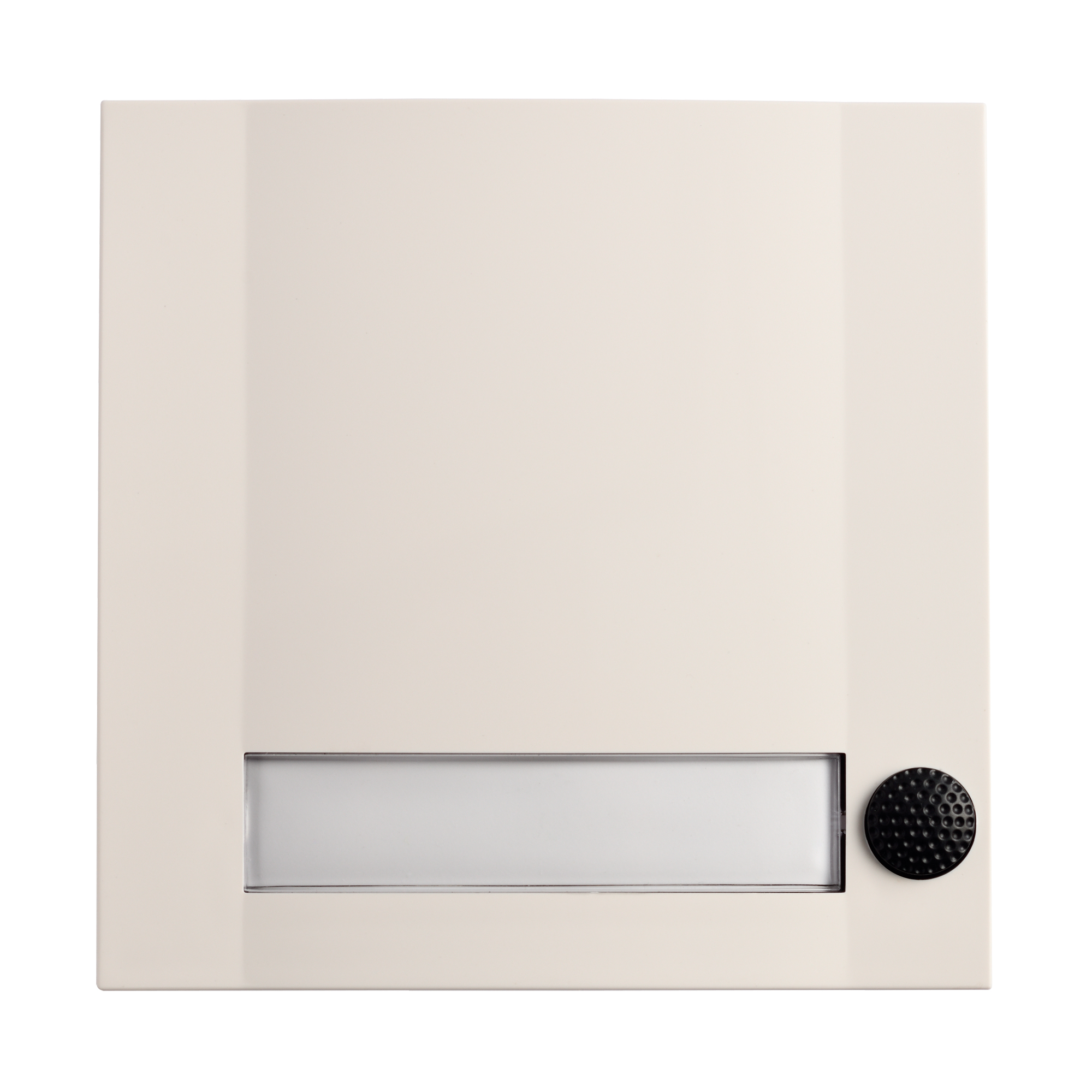 Urmet Deutschland DOMOLUX WS/SW Klingeltaster 1fach 90x90x18,5mm, ws/sw