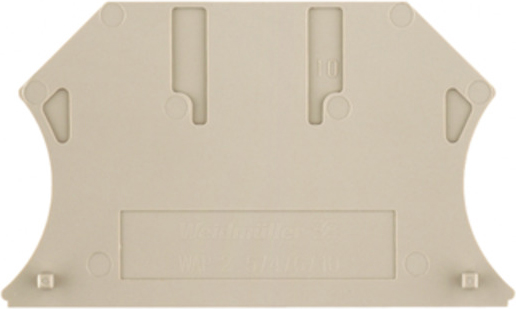Weidmüller WAP 2.5-10 Abschlußplatte 56x1,5x33,5mm