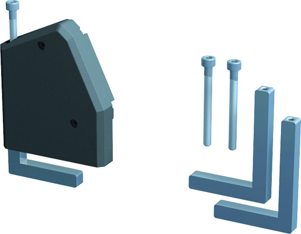 Bachmann 930.120 DESK Haltewinkelset bis 50mm