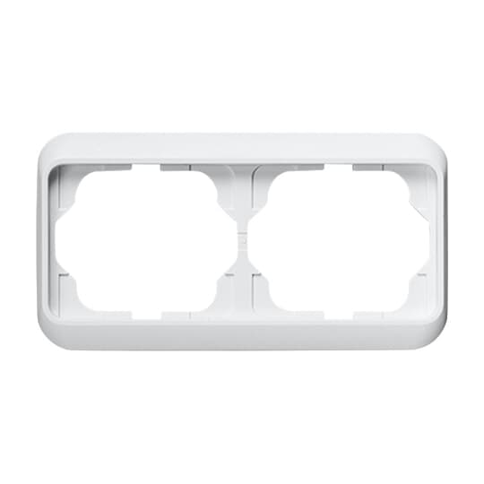 Busch-Jaeger 1722-24G Rahmen 2-fach studioweiß, waage.