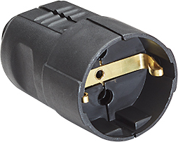 Bachmann 912.170 Schutzkont.-Kupplung sw, PVC