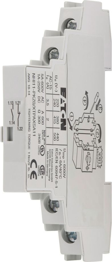 Eaton NHI11-PKZ0 Normal-Hilfsschalter 1S1Ö