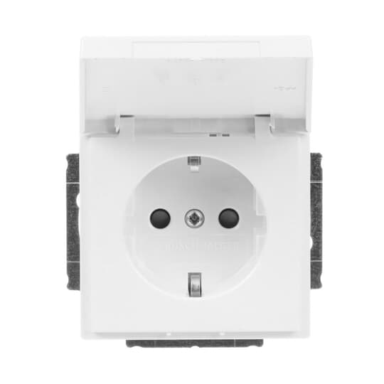 Busch-Jaeger 20 EUKB-84 SCHUKO Steckdosen-Einsatz studioweiß