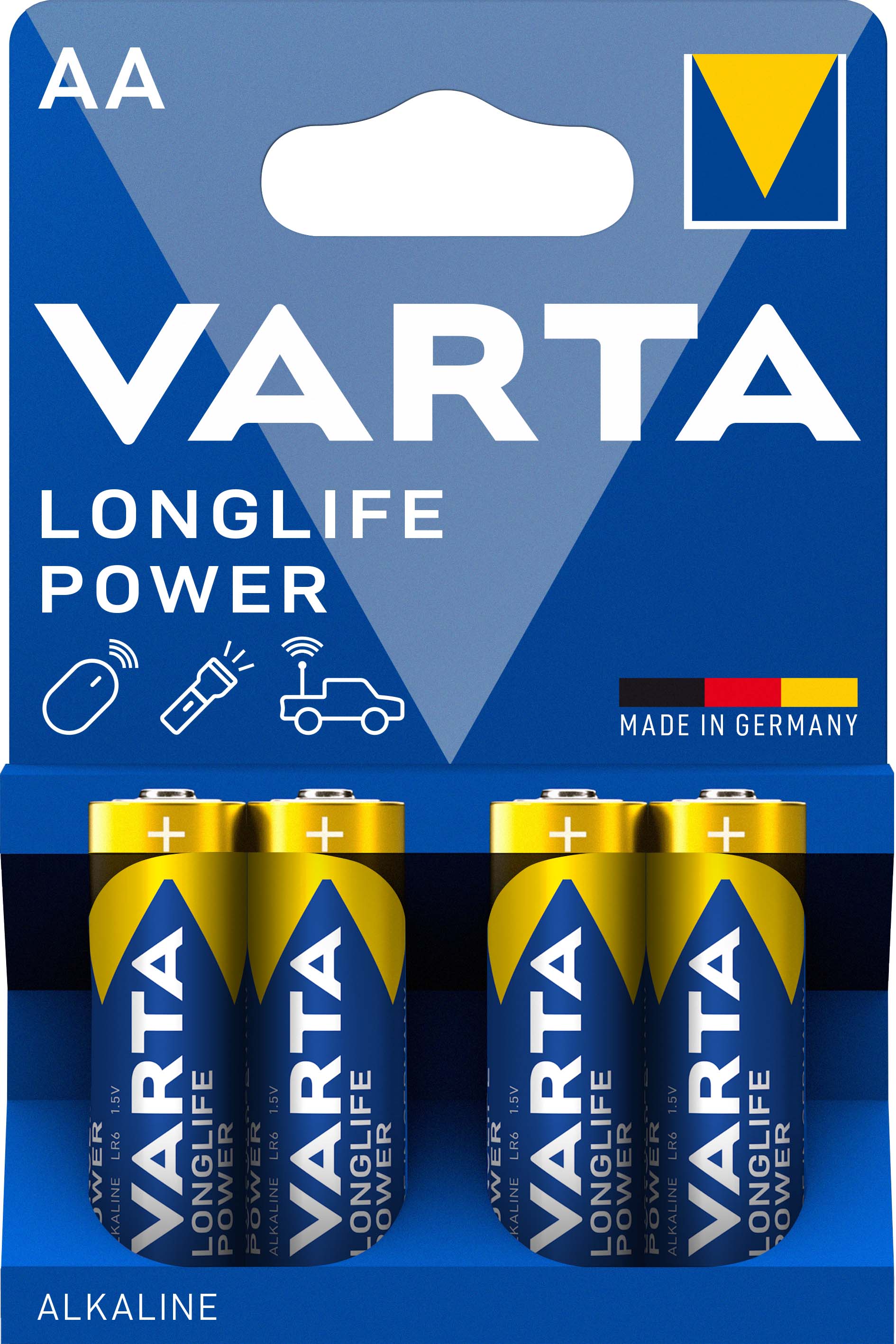Varta Cons.Varta 4906 Blister 4 Longlife Power Mignon Alk-Man 1,5V