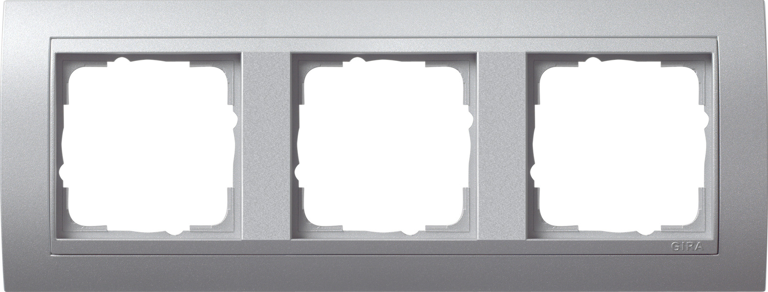 Gira 021336 Abdeckrahmen 3f.alu m.alu.ZL, Event