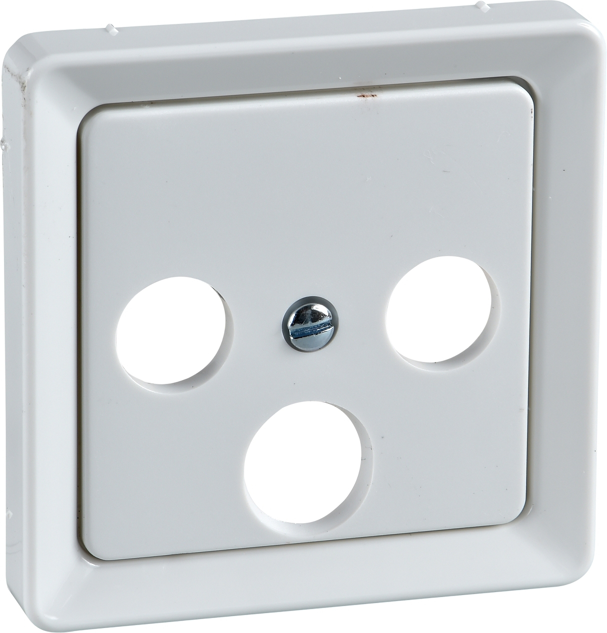 Elso 206034 Zentralplatte rw für SAT-Dose 3-Loch