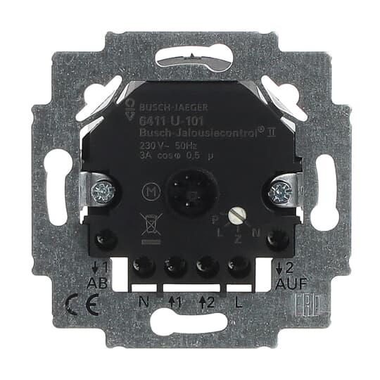 Busch-Jaeger 6411 U-101 Jalousiecontrol-Einsatz 2Schliesser 3A 690VA