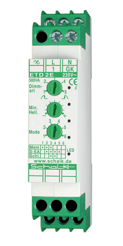 Schalk ETD 2E Universal-Tastdimmer REB 230V AC, 0-500VA