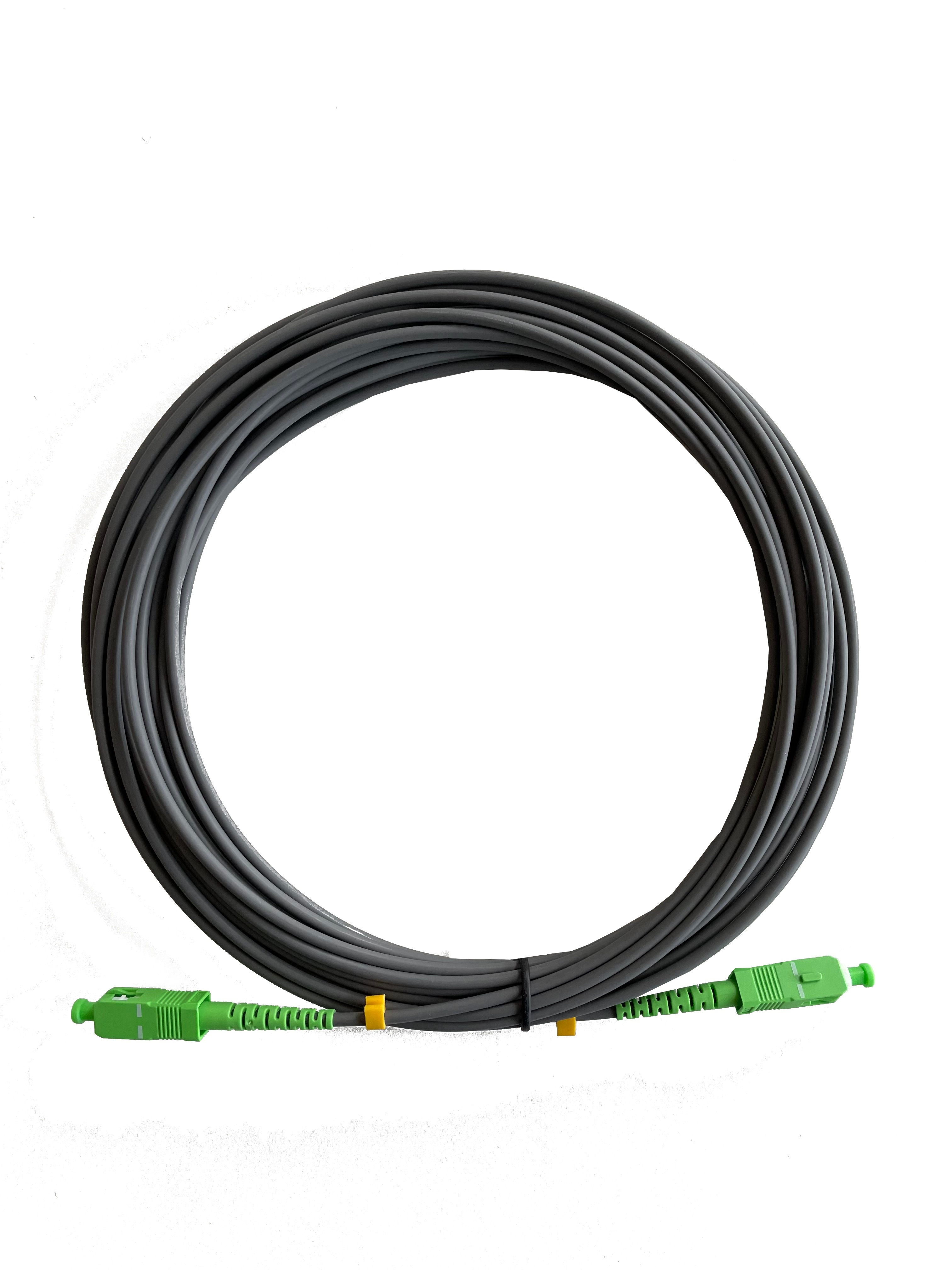 Televes OSM10SCAPC geschirmtes Fiberglaskabel 10m,2xStecker SC/APC