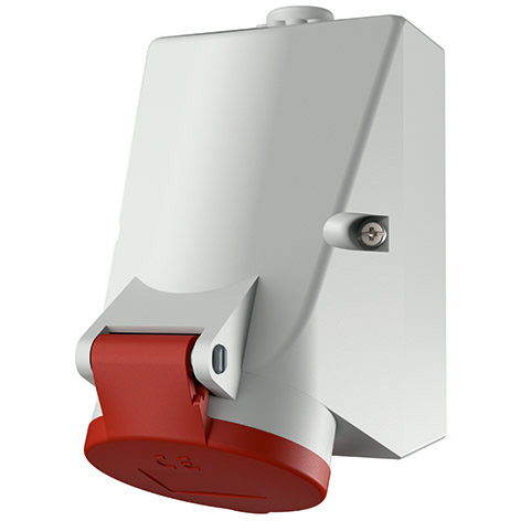 Mennekes 419 Wanddose TwinCONTACT 16A,5p,6h,400V,IP44