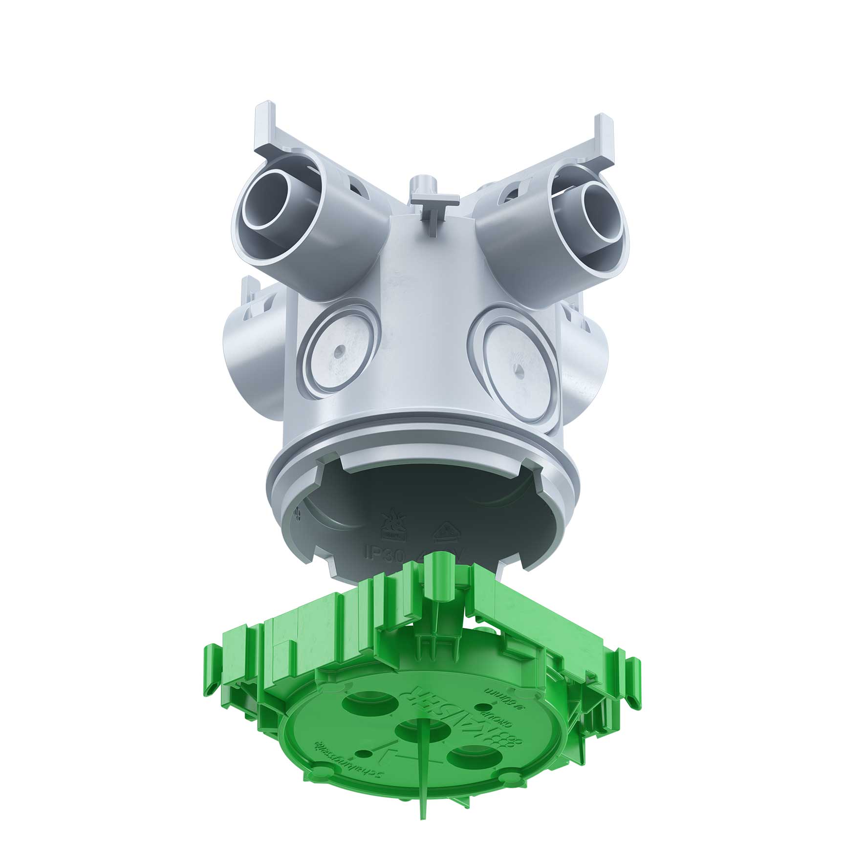 Kaiser 1245-63 Decken-Verbindungsdose 99mm,Auslass 60mm