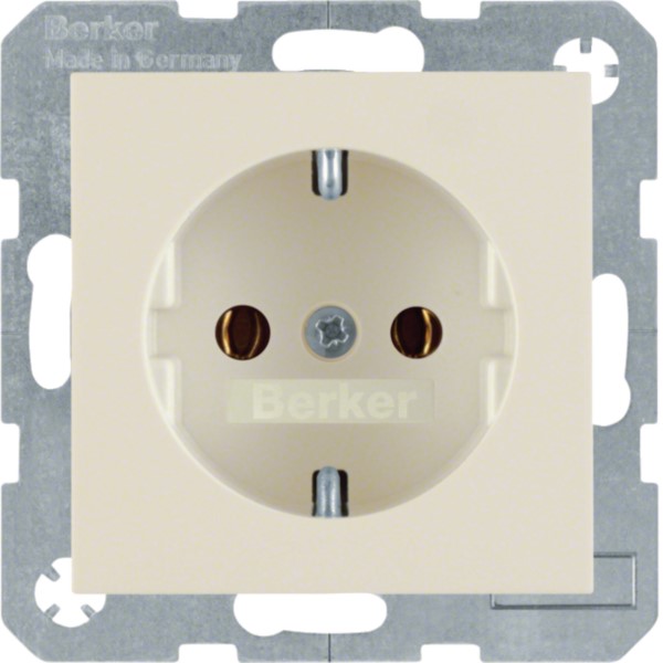 Berker 47438982 SCHUKO-Steckdose ws/gl