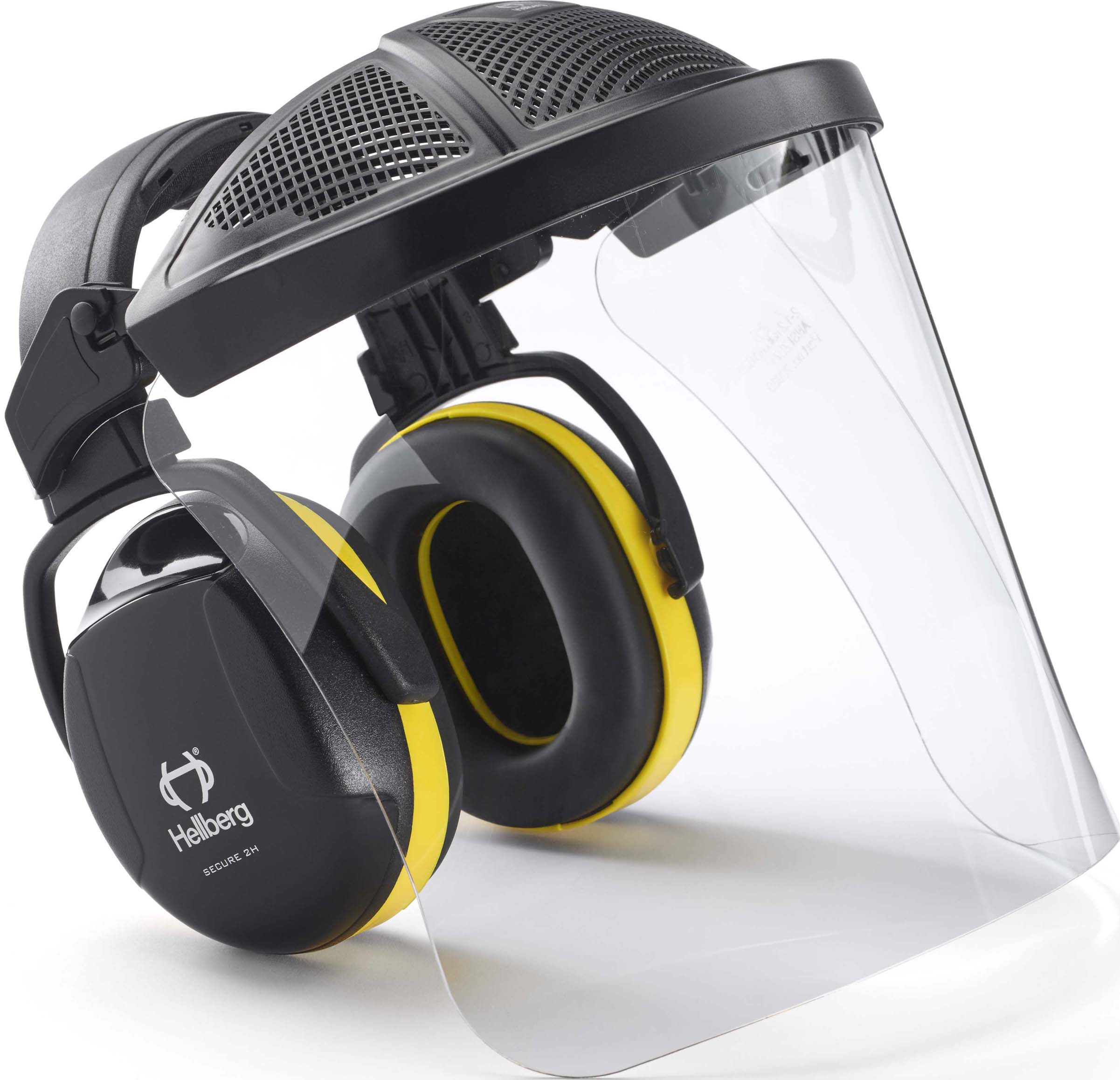 Hellberg 44102-001 SECURE 2H PC Visier Visier-Muff-Kombi.