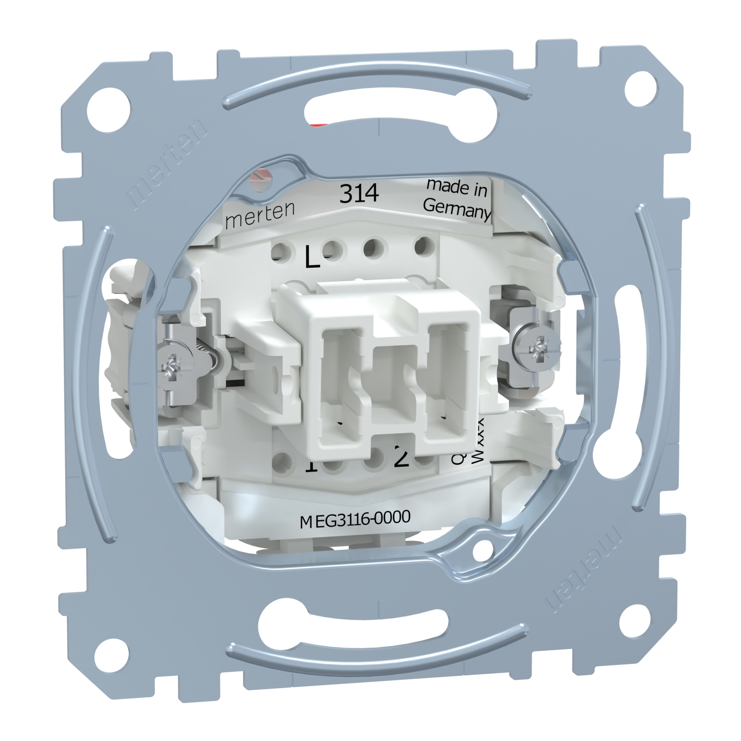 Merten MEG3116-0000 Aus/Wechselschalter-Eins. 1-pol.10AX 250V AC
