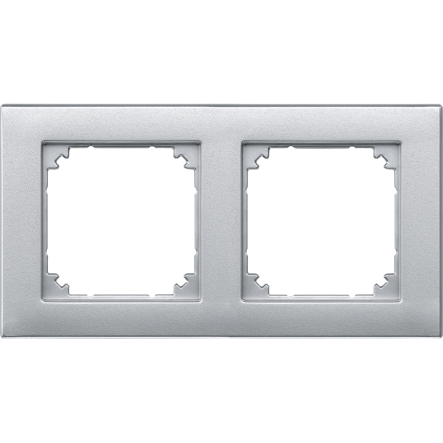 Merten 486260 Rahmen 2f.alu waage/senkrecht