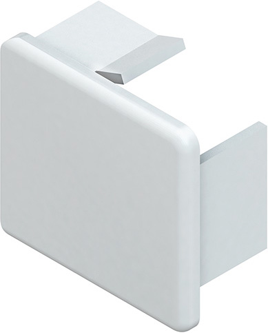 HKL E3030.3 Endstück rws 30x30 RAL9010