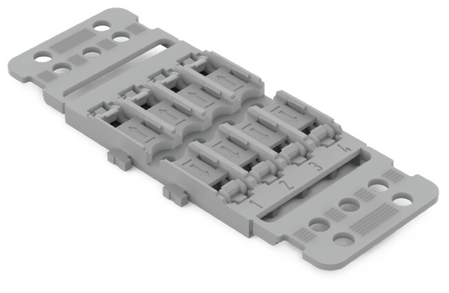 WAGO GmbH & Co. KG 221-2504 Befestigungsadapter mit Zugentlastung