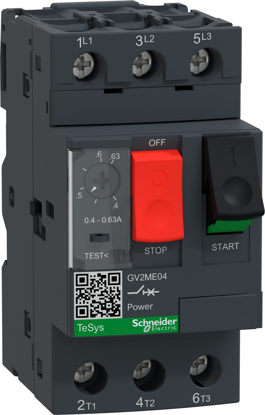 Schneider Electric GV2ME04 Motorschutzschalter 0,40-0,63A