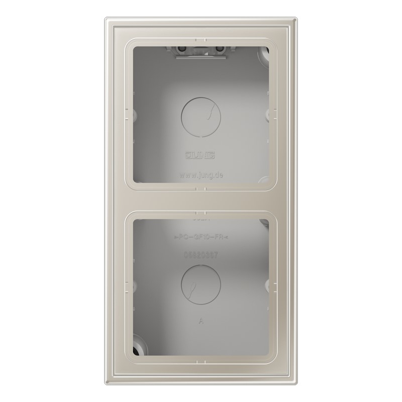 Jung ES 2582 A-L AP-Kappe 2-fach eds lack angeformter Rahmen