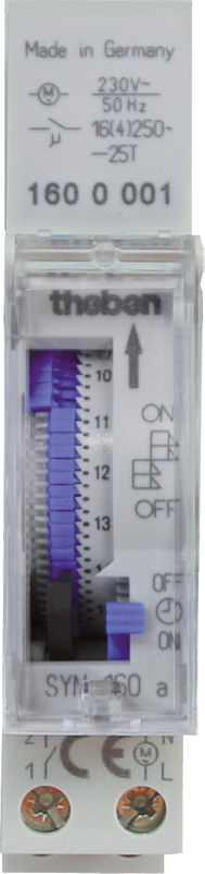Theben SYN 160a Synchronschaltuhr 1W, Tag