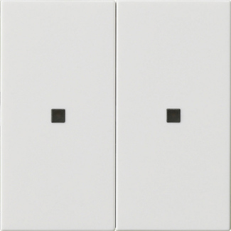 Gira 510703 KNX RF Bedienaufsatz 2-f. Reinweiß
