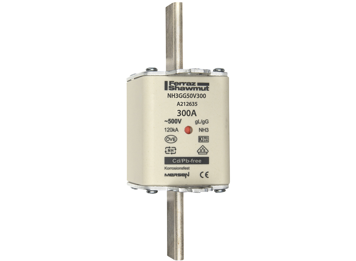 Mersen NH3GG50V300 NH-Sicherungseinsatz SF Gr.3 gG 300A/500V KM