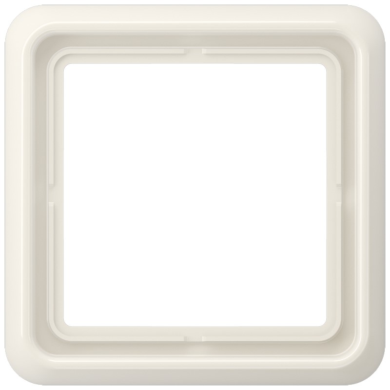 Jung CD 581 WU W Rahmen 1-fach ws waage/senkrecht