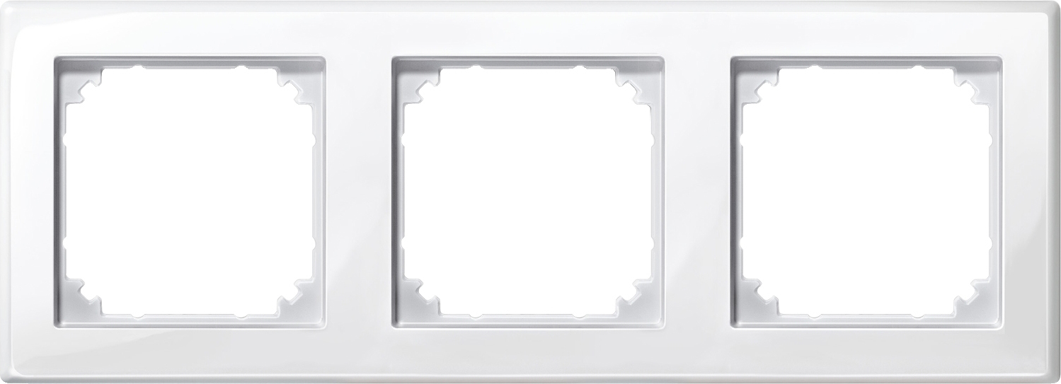 Merten 478319 Rahmen 3f.pws/gl waage/senkrecht