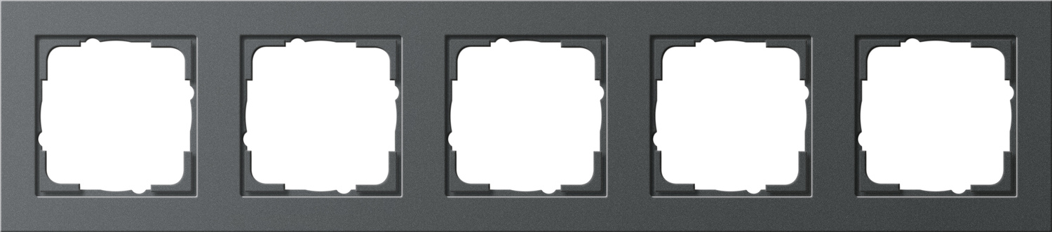 Gira 021523 Abdeckrahmen 5f.anth E2