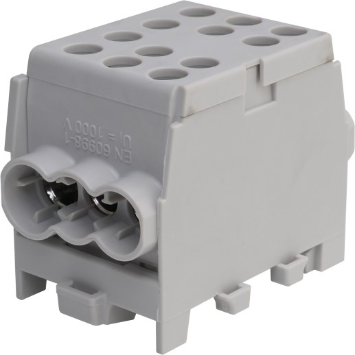 Pollmann HLAK 35-1/4M2 GR Hauptleitungsabzweigklemme grau