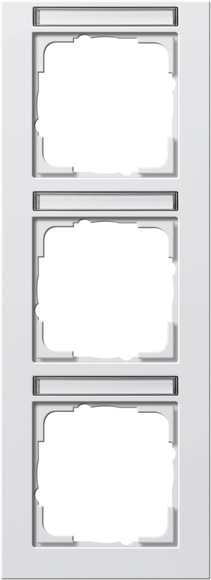 Gira 110329 Abdeckrahmen 3f. rws senkrecht,bruchsi.