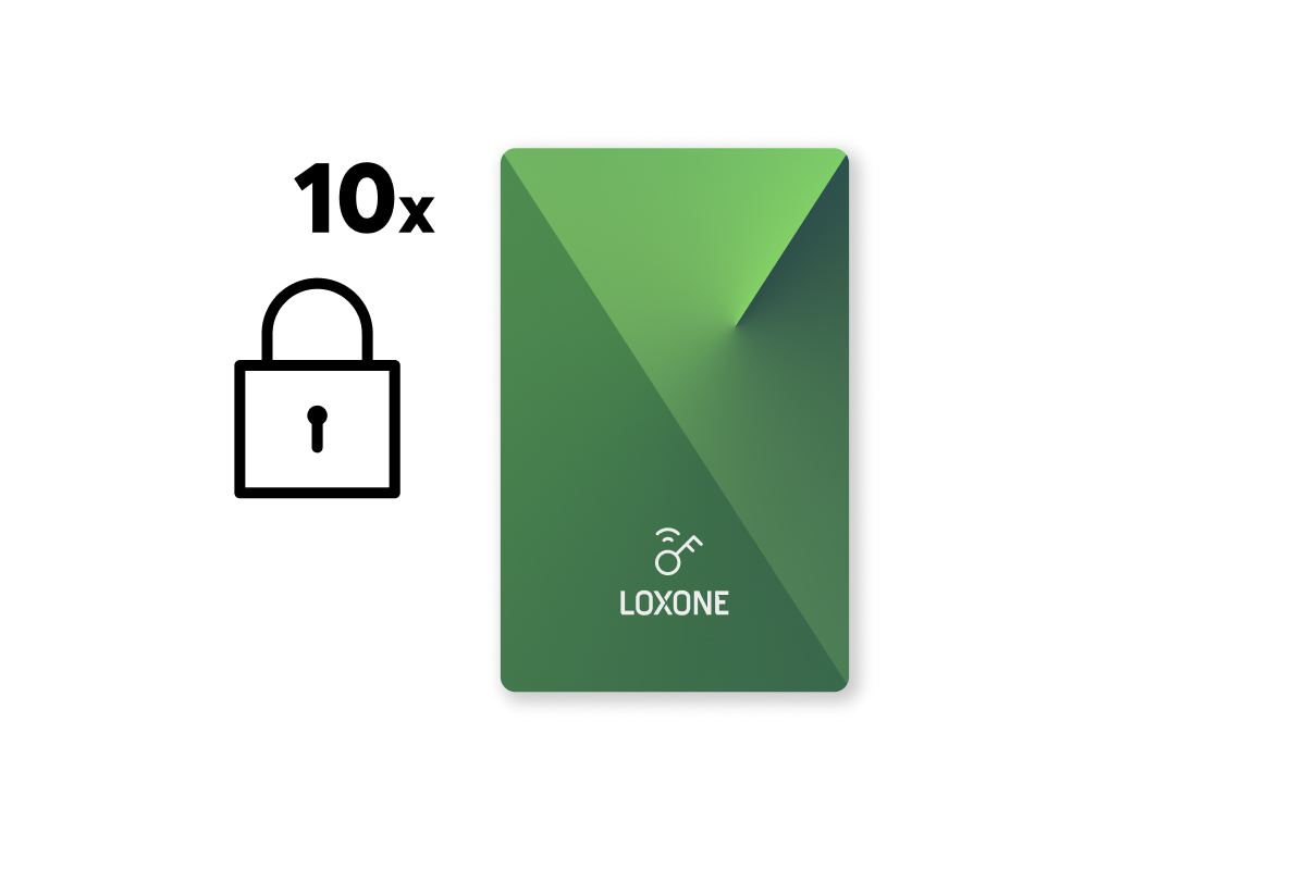 Loxone Verschlüsselte NFC Smart Cards Set - 10 Stück