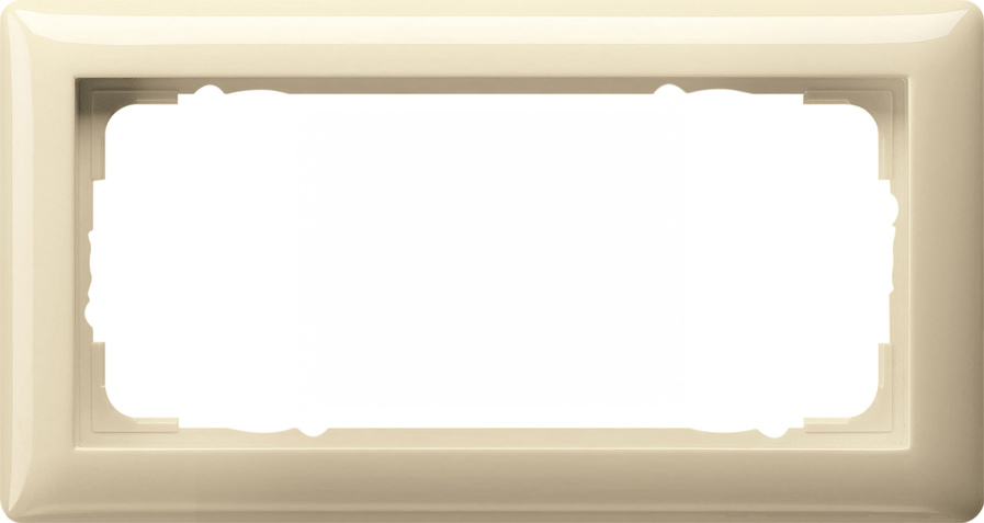 Gira 100201 Rahmen 2f.cws-gl o. Mittelsteg