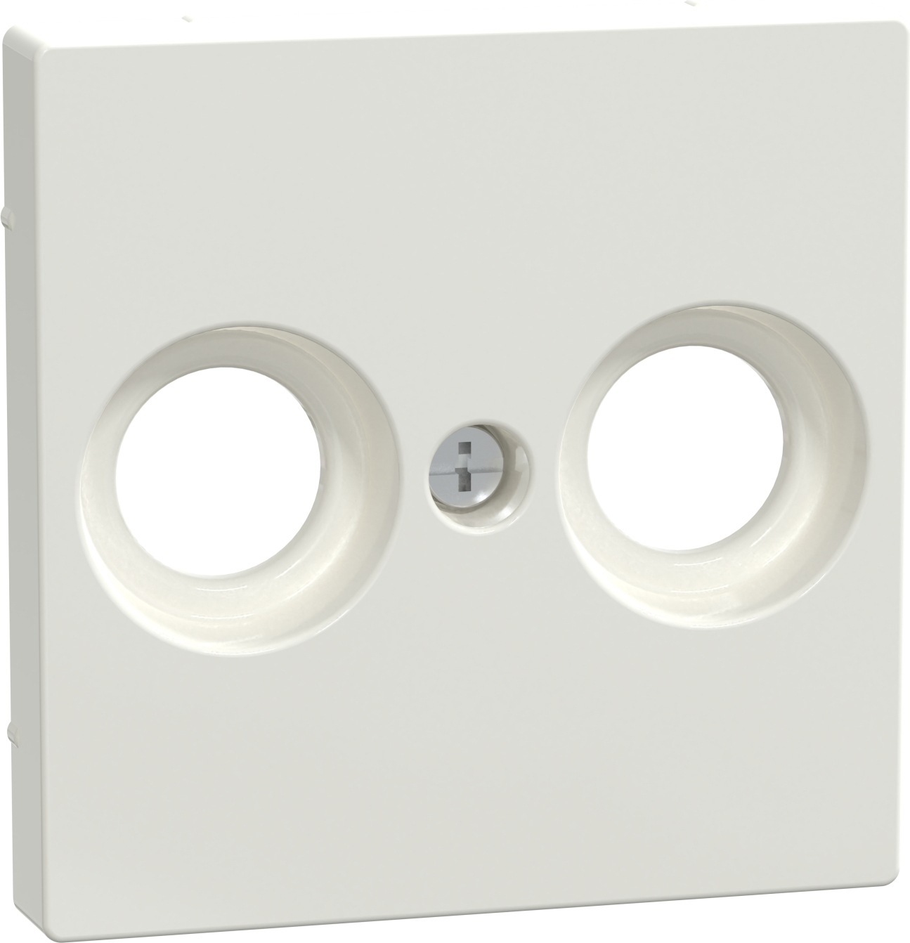 Merten MEG4122-0319 Zentralplatte pws/gl für Antennendose
