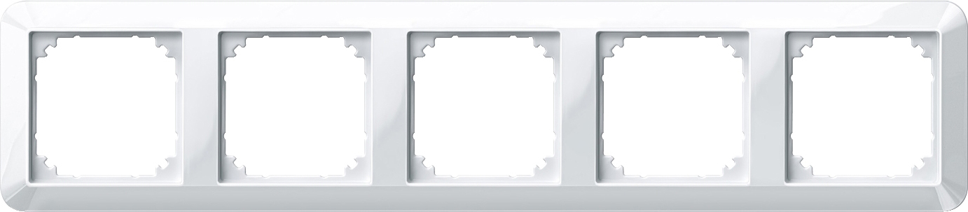 Merten 389519 Rahmen 5f.pws/gl waage/senkrecht