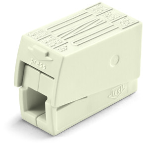 WAGO GmbH & Co. KG 224-112 Leuchtenklemme 2x1,0-2,5mmq weiss
