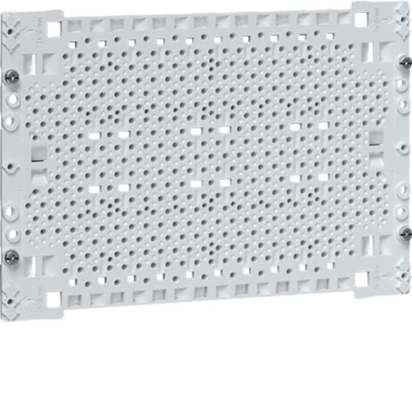 Hager UM00M0 Kunststoff-Montageplatte f.Multimed.-Anwend.