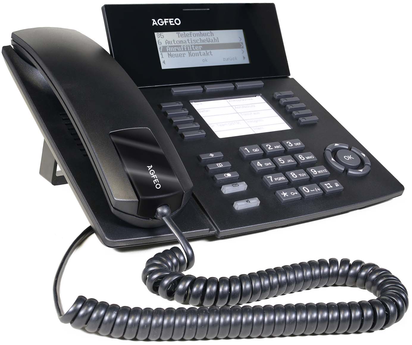 Agfeo ST 53 SENSORfon sw Systemtelefon schwarz