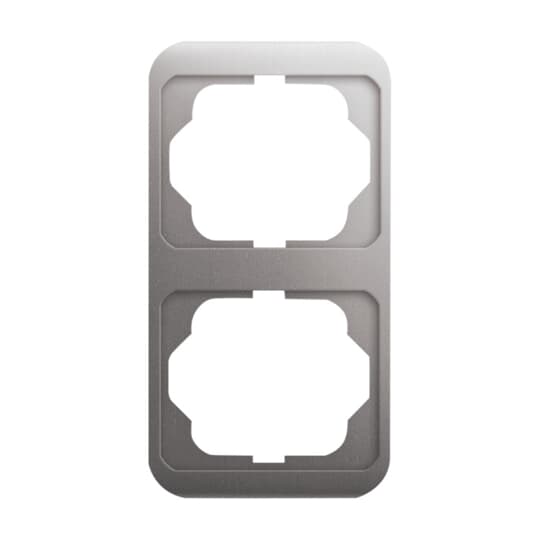 Busch-Jaeger 1732-20 Rahmen 2-fach platin, senkr.,alpha